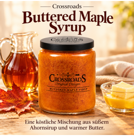 Buttered Maple Syrup - 737g - 2-Docht Crossroads Candle
