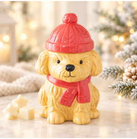 Winter Welpe Hund Duftlampe