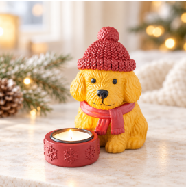 Winter Welpe Hund...